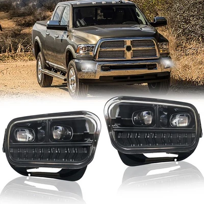 LED Fog Lights Driving Lamp for Dodge Ram 1500 2009-2012 Ram 2500 3500 2010-2018 - Image 1 of 4