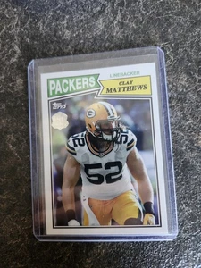 2015 Topps 60 Credential Retro Clay Matthews Card# T60-CM - Picture 1 of 2