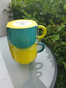 Target Bullseye's Playground Green Stackable Mugs 2pk 25oz (NEW) - Picture 1 of 4