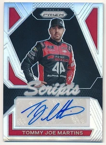 TOMMY JOE MARTINS 2024 PANINI PRIZM RACING SILVER PRIZMS AUTOGRAPH SP AUTO MINT - Picture 1 of 2