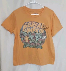 Peanuts Snoopy Great Pumpkin Halloween T-Shirt Adult Size Large - D10 - Picture 1 of 3