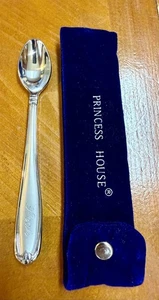 Princess House "Leah" Engraved Flatware Teaspoon 5 1/2" Stainless Free Shipping - Picture 1 of 10
