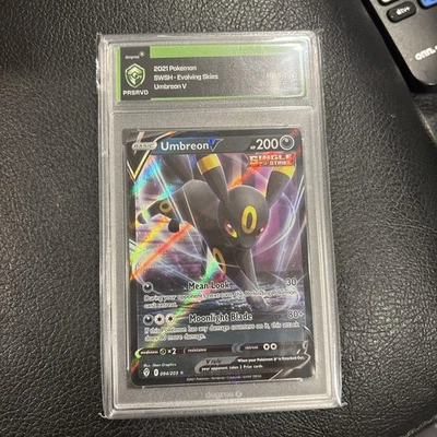 Umbreon V 094/203 Evolving Skies NM Full Art Ultra Rare Pokemon Card PRSRVAD - Image 1 of 2