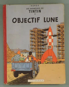 Tim und Struppi 16 Objektiv Mond Herge Rückseite B8 EO von 1953 Casterman guter Zustand - Bild 1 von 8