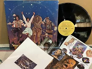 The Wiz EX 2LP Book,Poster,Merch Insert Michael Jackson Diana Ross Quincy Jones - Picture 1 of 1
