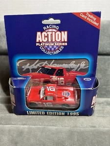 1995 Nascar Ron Hornaday Jr. #16 Red Super Truck 1:64 Action Racing Diecast NEW - Picture 1 of 6