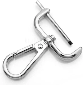 2pcs Detachable Snap Hook Swivel Clasp w/Screw Bar VT493 Bag Strap Hardware R... - Picture 1 of 7
