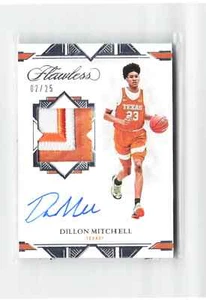 2022 Panini Flawless Dillon Mitchell #PM-DMI RC 02/25 Auto RPA Prime Materials - Picture 1 of 2