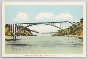 Rainbow Bridge Niagara Falls Canada Unposted Postcard - Picture 1 of 2