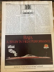 vintage 1984 baja boats print ad baja force power boat - Picture 1 of 3