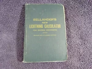 Sellander's Lightning Calculator for Marine Engineers (1929) - Picture 1 of 3