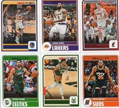 2023-24 Panini NBA Hoops Basketball Base #1-300 - Complete Your Set - You Pick! - Image 1 of 2