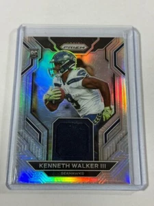 🏈2022 Panini Prizm Rookie Gear #RG-KW Kenneth Walker III Rookie RC Patch Holo🏈 - Picture 1 of 2
