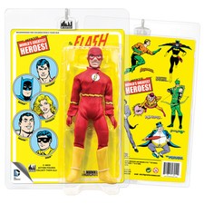 Official DC Comics The Flash 8 Inch Action Figure with Retro Cards 