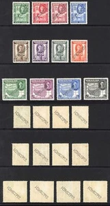 Somalilandia SG105s/16s Juego de 12 ESPECIMEN Fino M/M Perf Gato 325 libras - Imagen 1 de 1
