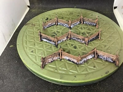 Cerca de piquete pintada de 28 mm o 1/56 (3 secciones de 4 pulgadas) Foto 1 de 4