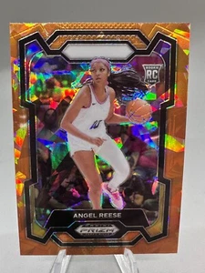 Angel Reese #38 2024 Panini Prizm Draft Picks Prizms Orange Ice LSU Tigers RC - Picture 1 of 2
