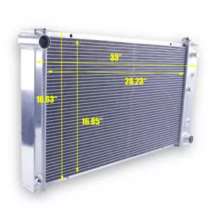 3 Row Aluminum Radiator For 1968-1972 Chevelle GTO Cutlass Lemans 7.4L 454 - Foto 1 di 8