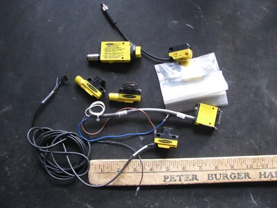 BANNER PHOTOELECTRIC SENSOR LOT (7) SM312FP SME312CVQD QS18VP6AF40Q QS18VP6LD - Image 1 of 4