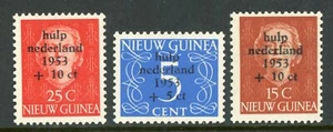Netherlands New Guinea 1953 Semipostal Set Scott #B1-B3 MNH G183 - Picture 1 of 6