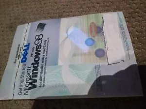 Microsoft Windows 98 Getting Starte Guidebook Product Key DELL - Picture 1 of 2