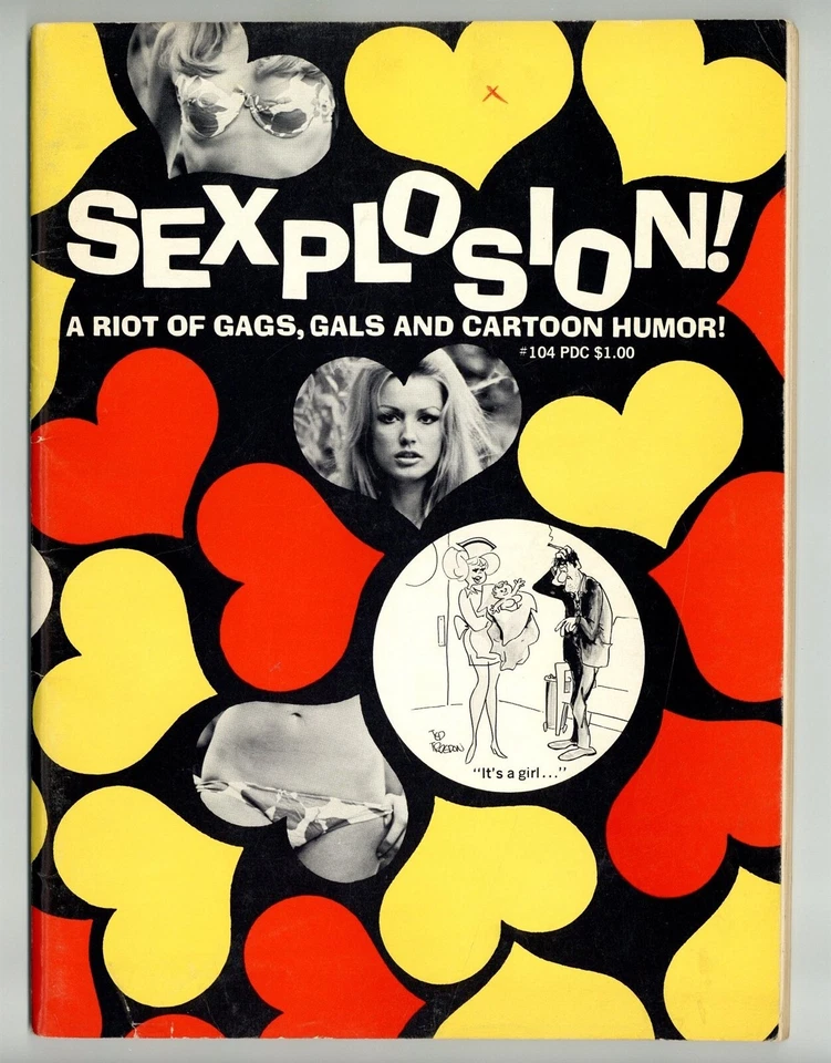 Sexplosion Cartoon Comics 1969 Pinup Magazine Magnum-Royal Publications M32993 - Image 1 of 1