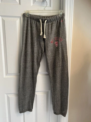 SWEATPANTS - NC State - Knit - Gray - League 91 - Sz Medium - NWT Cover