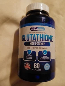 We Like Vitamins Glutathione 500mg Per Serving - 60 Caps - 01/27 - Picture 1 of 2