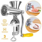 Meat Grinder Mincer Stuffer Hand Manual Sausa Filler Maker Machine Kitchen Tool