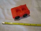 Fisher Price Little People Play famille rouge deux places voiture express train garage jouet