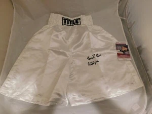 Terrible Tim Witherspoon Signed / Autographed White Title Boxing Trunks JSA - Picture 1 of 2