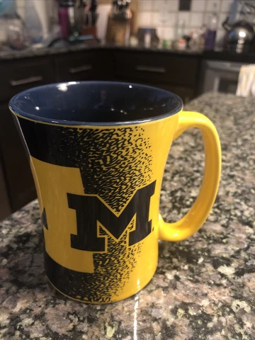 University Of Michigan Wolverines Dark Blue Coffee Cup - Mug Cover