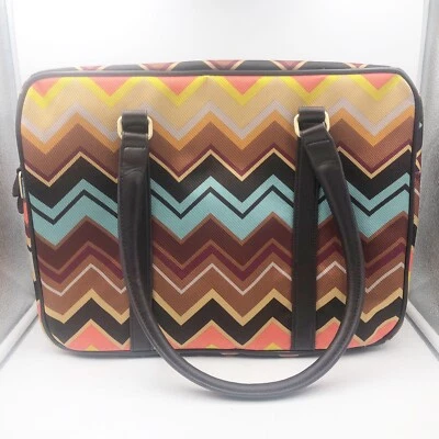 Missoni for Target 20th Anniversary Colore Zig Zag Print 12x16 Travel Tote - Image 1 of 4