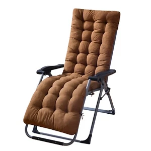 67x22x4in Thickened Chaise Lounger Sofa Cushion Recliner Rocking Chair Cushion - Picture 1 of 49