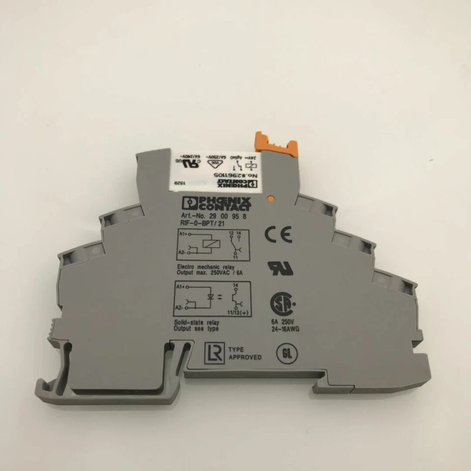 1PC Phoenix No.2961105 Contact Single Relay with No.2900958 Socket 6A 24VDC - Image 1 of 1
