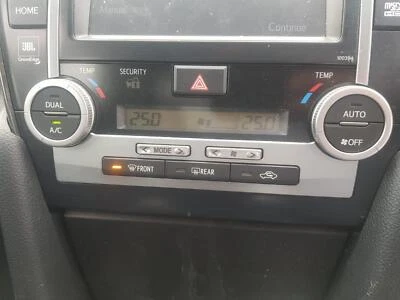 TOYOTA CAMRY ASV50/AVV50 12/2011-10/2017 HEATER/AC CONTROLS CLIMATE CONTROL TYPE - image 1 of 4