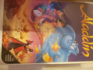 Got to have- Walt Disney's Black Diamond classic Aladdin VHS RARE - Picture 1 of 2
