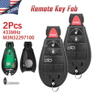 2 Replacement 4 Button Remote Control Key Fob for Dodge Dart 2013-2016 56046767 - Bild 1 von 8