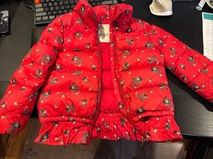 Moncler Daunenjacke Kinder Mädchen. Größe 4 /104 CM geblümt - Bild 1 von 1