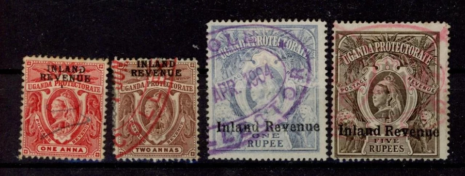 Uganda Inland Revenue 1898 fiscal - Image 1 of 1