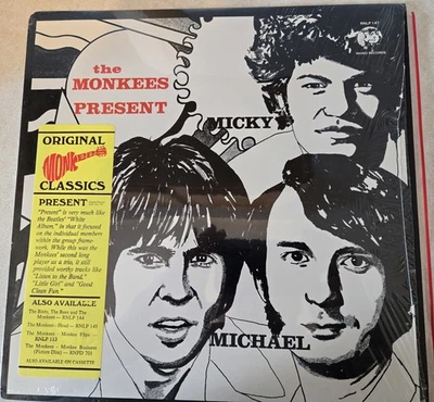 The Monkees Present Vinyl LP  1985 Rhino Records edition - Image 1 of 4