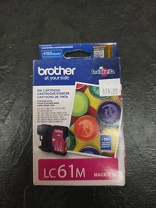 GENUINE Brother LC61 Magenta Ink Cartridge for MFC-290C MFC-490CW MFC-5490CN - Picture 1 of 6