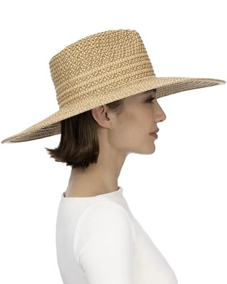 Шляпа женская Eric Javits Sea La Vie Sun арахисовая - новая с ценниками 295 долл. США - Изображение 1 из 4