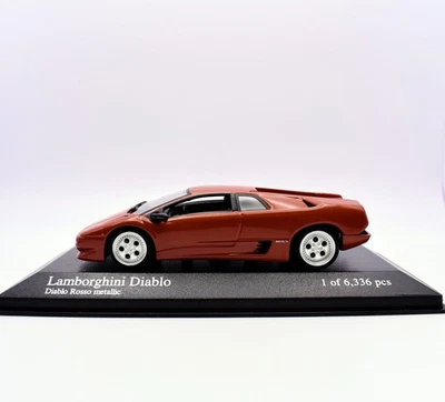 Modellino auto scala 1:43 Lamborghini diablo minichamps diecast modellismo car - Immagine 1 di 4