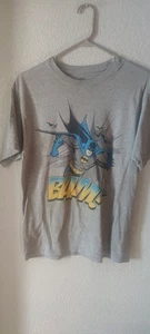 CAMISETA GRIS MEDIANA BATMAN NIÑOS JÓVENES - Imagen 1 de 3