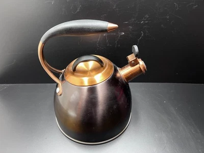 Tetera Cuisinart Modelo V#36654-0820 Acero Inoxidable 2 Cuartos Silbatos ¡También! Foto 1 de 4