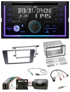 JVC Lenkrad USB 2DIN DAB Bluetooth CD Autoradio für Skoda Octavia Scout 2004-200 - Bild 1 von 12