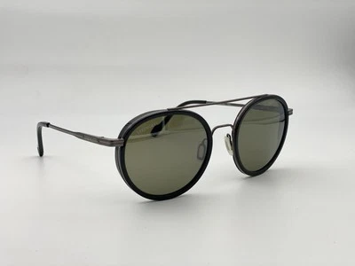 Óculos de sol polarizado unissex redondo Gunmetal Serengeti Geary novo e autêntico - Imagem 1 de 4