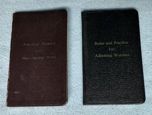 2 Vintage Books Written Works by Walter J Kleinlein 1925 HC Watchmaking 1940 HC. - Bild 1 von 8