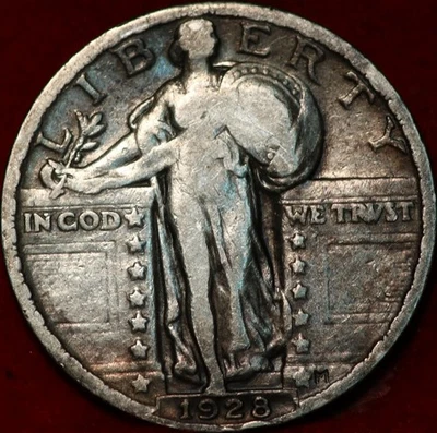 1928 Philadelphia Mint Silver Standing Liberty Quarter - Image 1 of 2